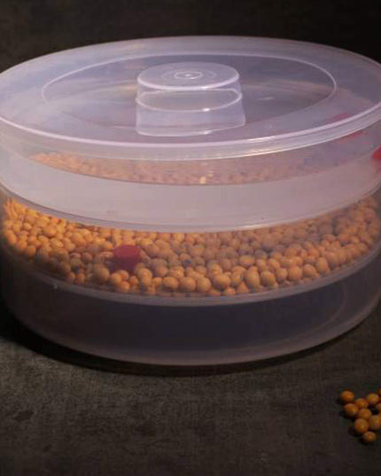 093 Plastic 3 Compartment Sprout Maker White