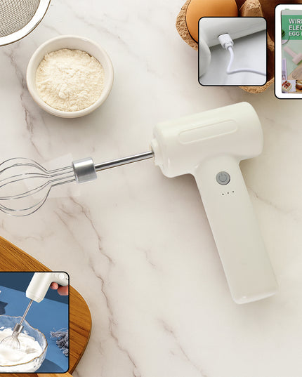 Cordless Electric Whisk  Egg Beater - (1 Pc)