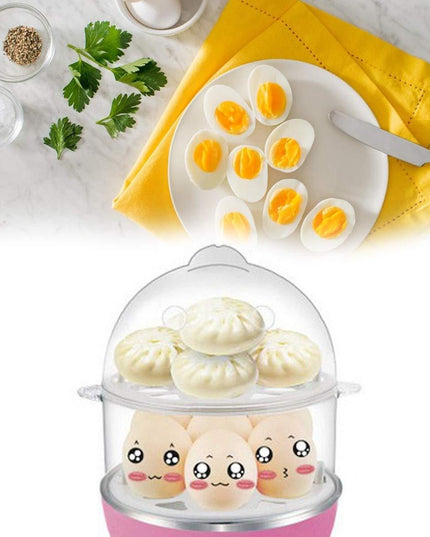 115 Multi-function 2 Layer 14 Egg Cooker Boilers  Steamer