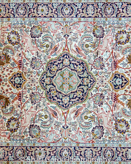 Regular silk carpet, size: 4 feet by 6 feet