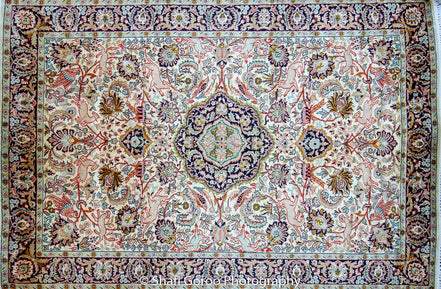 Regular silk carpet, size: 4 feet by 6 feet