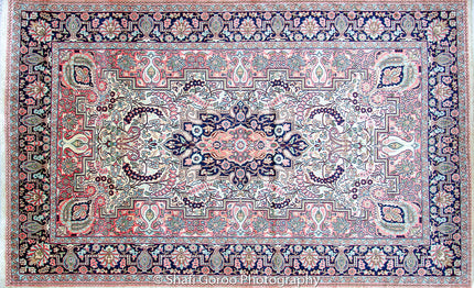 Regular silk carpet, size: 4 feet by 6 feet