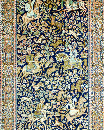 High knot silk on silk, size 3' x 5'