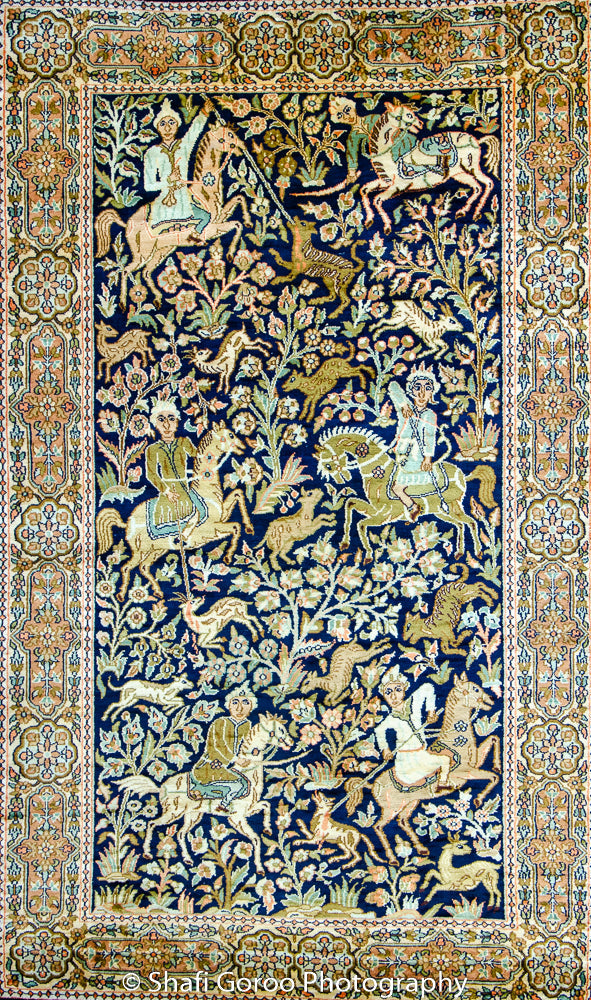 High knot silk on silk, size 3' x 5'