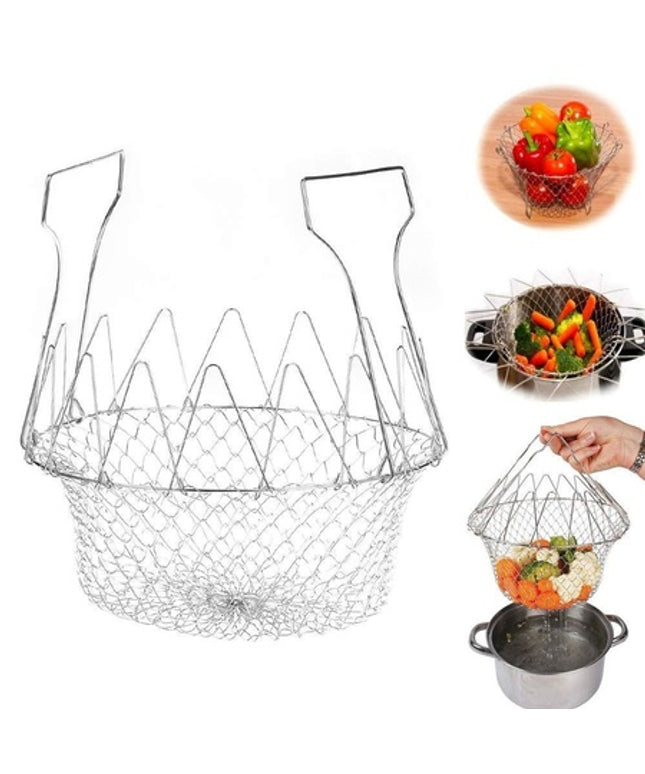 139 Foldable Strainer Chef Basket