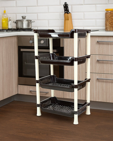 Apex 4-layer Small Multipurpose Plastic Storage Rack