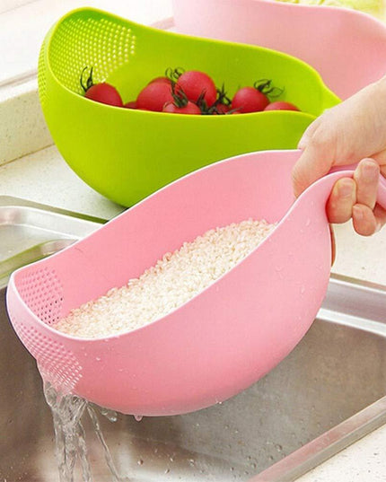 156 Rice Bowl Thick Drain Basket With Handle