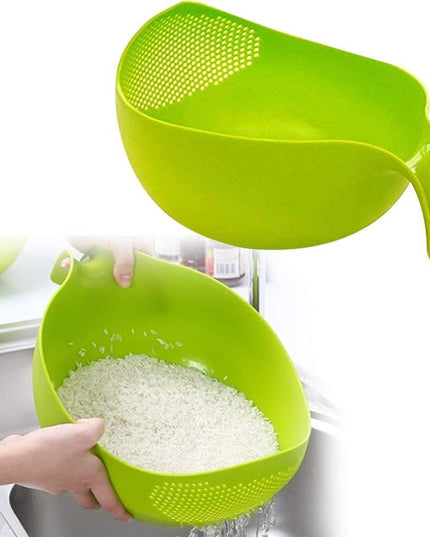 156 Rice Bowl Thick Drain Basket With Handle