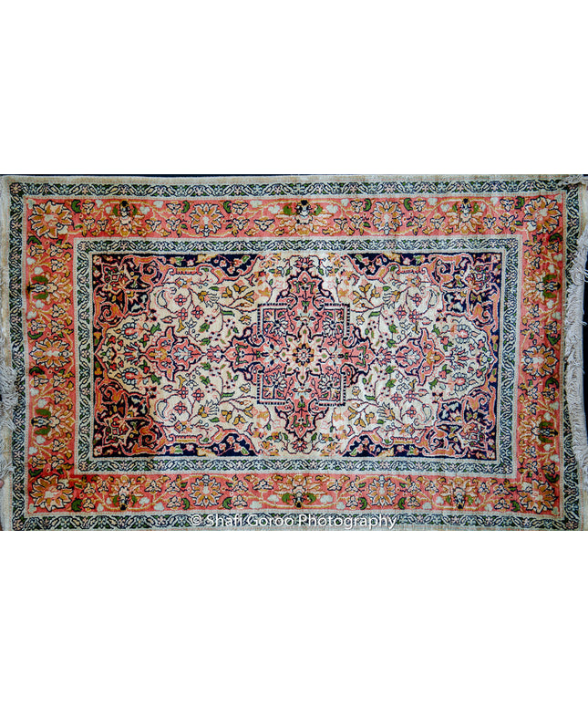 Regular silk carpet, size: 2 feet 6 inches by 4 feet
