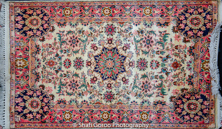 Regular silk carpet, size: 2 feet 6 inches by 4 feet