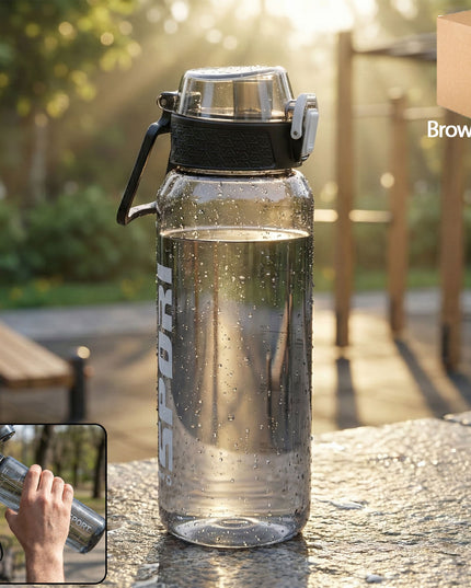 1000 Ml Leakproof Sports Water Bottle (1 Pc)