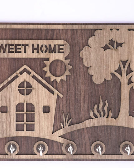 Seeet Home Wooden Keyholder