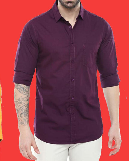 Combo of 3 Casual Men's Shirts (Multicolor, S)