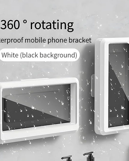 Shower Phone Holder | Waterproof Bathroom Mobile Phone Holder | Anti-Fog Case for Shower | Wall Mountable | 6.8 Inch Support Touch Screen Parent (Multicolor)