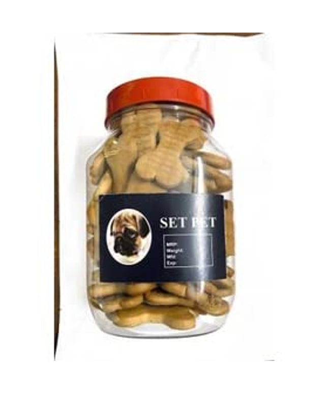 Set Pet Mid Size Puppies & Dog Fresh Baked Bone Chicken Biscuits (400 g)