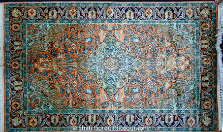 Regular silk carpet, size: 2 feet 6 inches by 4 feet