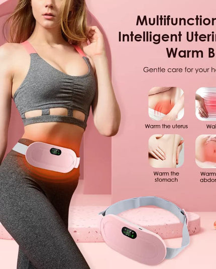 Period Cramp Relief Massager with Heating Pad for Back Pain|Cramp Free- Period Cramp Relief Heater & Massager|Works As Periods Pain Relief|Periods Cramps,Back/Belly Heating Pad