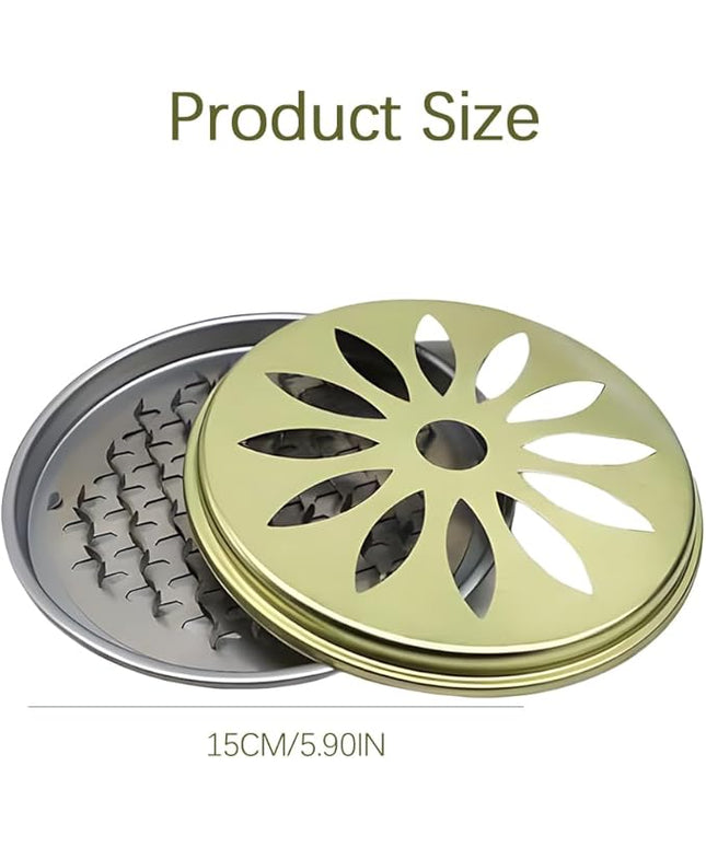 Portable Stainless Steel Zampire Holder - Ideal for Home, Camping and Travelling - Anti-Mosquito with Repellent Reel Holder and Incense Holder, Perfect for Outdoor Use