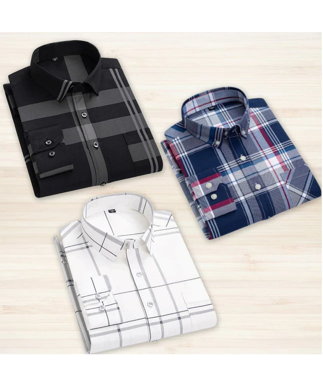 Pack of 3 Check Shirts