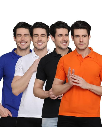 Pack of 3 Polo Neck T-Shirts