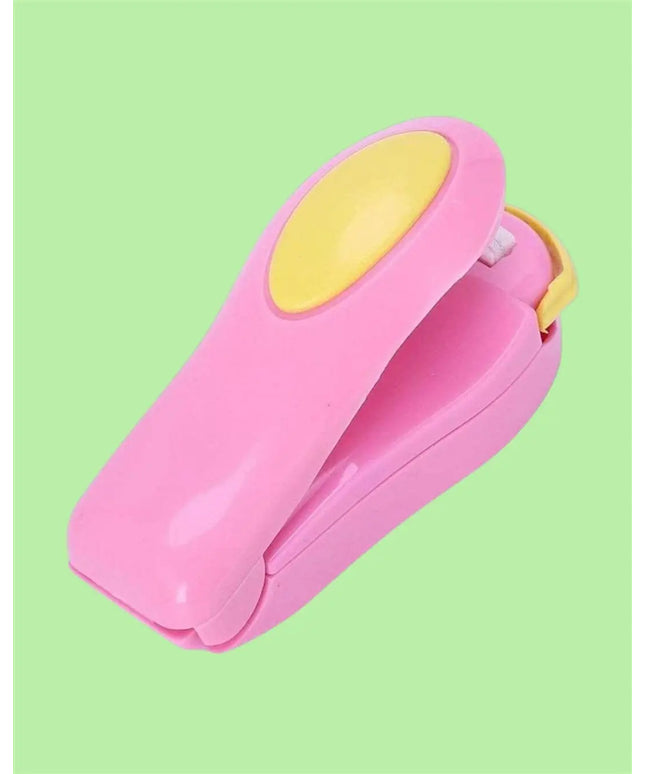 Portable Small Heat Sealer Mini Sealing Machine for Food Storage Vacuum Bag, Chip, Plastic, Snack Bags, Package Home Closer Storage Tool (Multicolour)