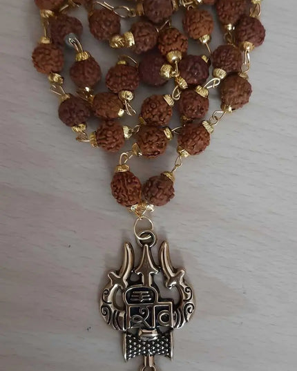 Latest Rudraksha Gold Plated Chain