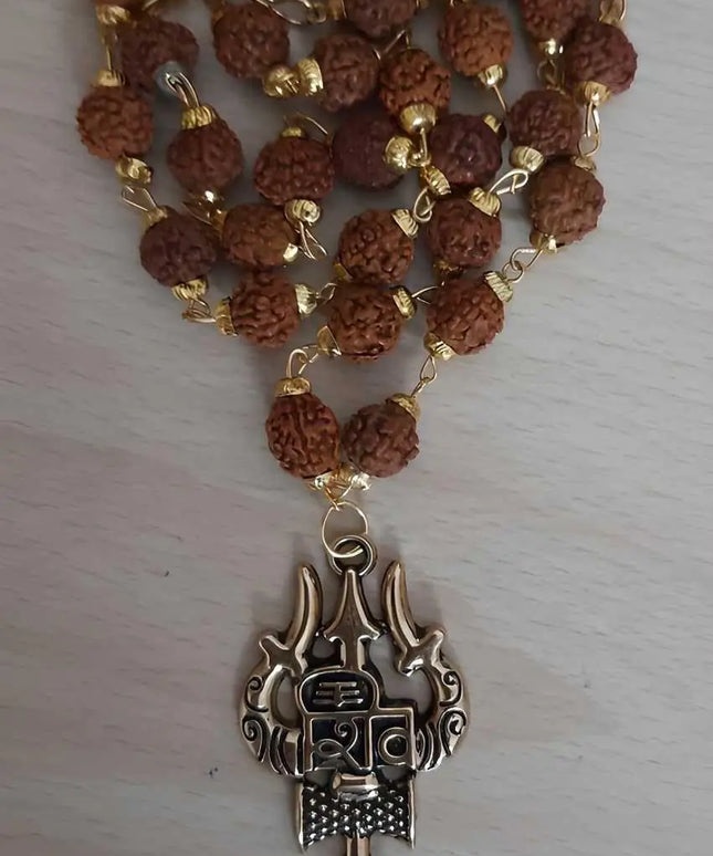 Latest Rudraksha Gold Plated Chain