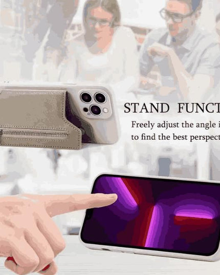Multi-Functional Silicone Stick Wallet Case Mobile Cover