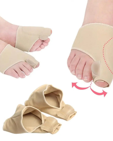 2 Pairs Gel Cushion Pads: Foot Care Tool for Night & Home Use