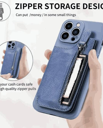 Multi-Functional Silicone Stick Wallet Case Mobile Cover