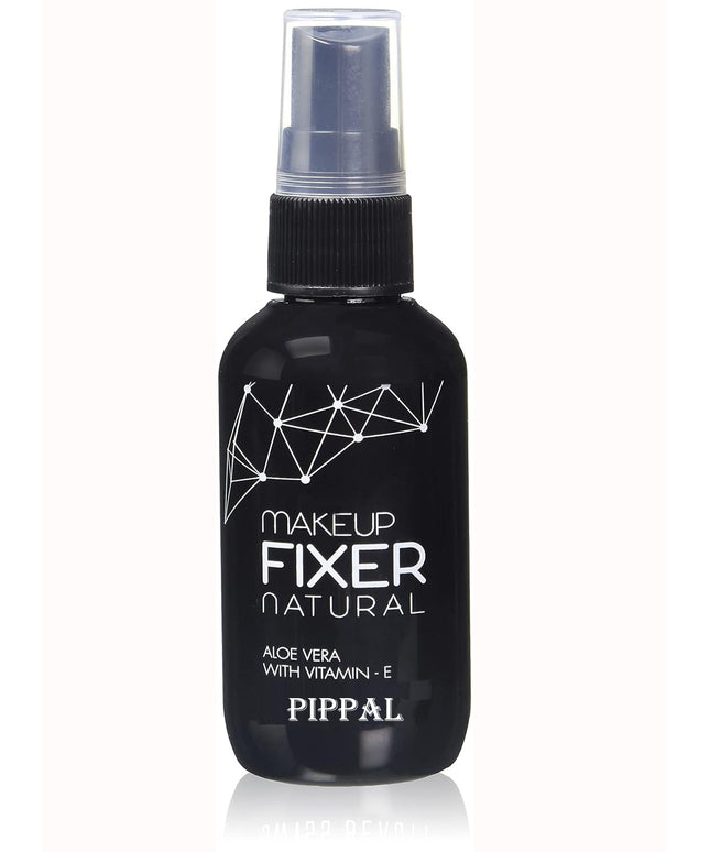 Pippal Beauty Makeup Fixer Natural Dewy Finish with Vitamin E And Aloe Vera Long-Lasting Spray 80ml (Pack of 1)