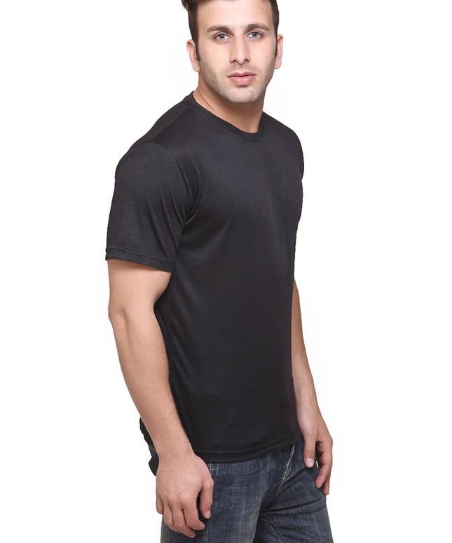 Ketex Polyester Dri-Fit Half Sleeves Round Neck T-Shirt ( Pack of 4 )