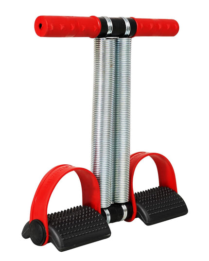 Premium Double Spring Tummy Trimmer Men and Women, Home for Abdominal, Belly Exercise Waist Trimmer, Tummy Twister (Red & Black)