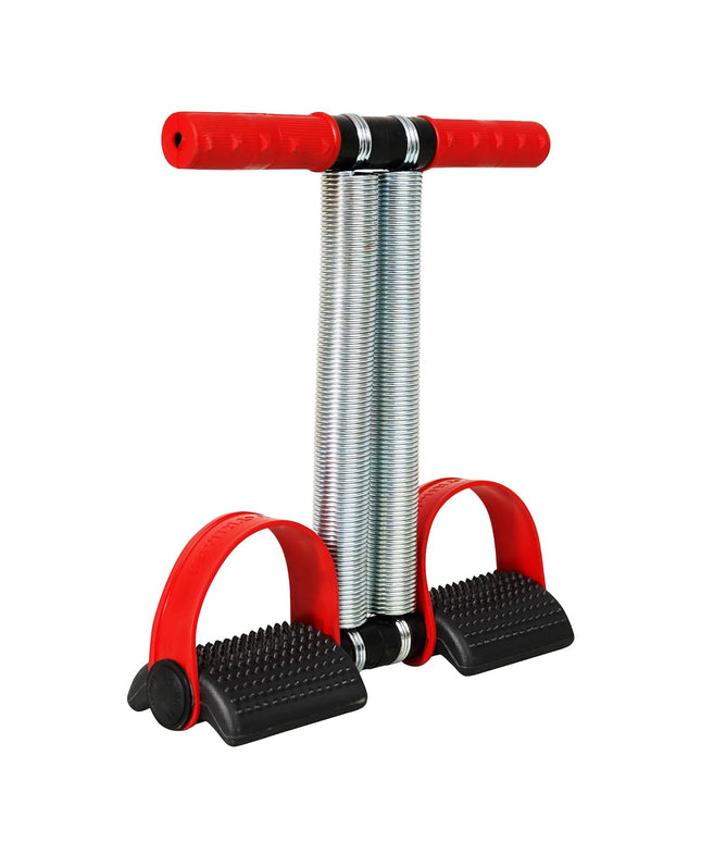 Premium Double Spring Tummy Trimmer Men and Women, Home for Abdominal, Belly Exercise Waist Trimmer, Tummy Twister (Red & Black)