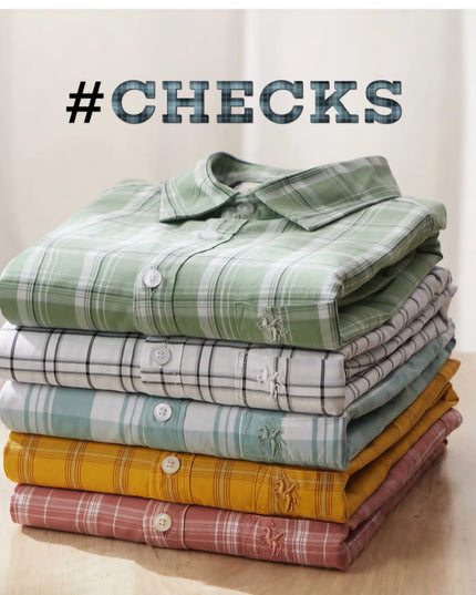 Mens check Shirts in Pack of 4