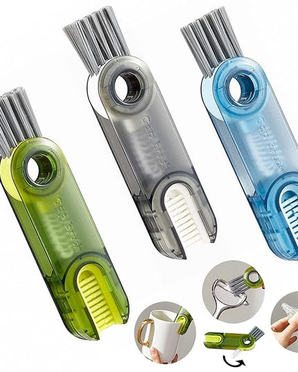 Multifunctional Cleaning Brush Tiny Bottle Cup Lid Brush Straw Cleaner Tools Multi-Functional Crevice Cleaning Brush Home Kitchen Cleaning Tools