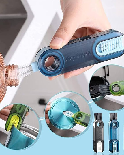 Multifunctional Cleaning Brush Tiny Bottle Cup Lid Brush Straw Cleaner Tools Multi-Functional Crevice Cleaning Brush Home Kitchen Cleaning Tools
