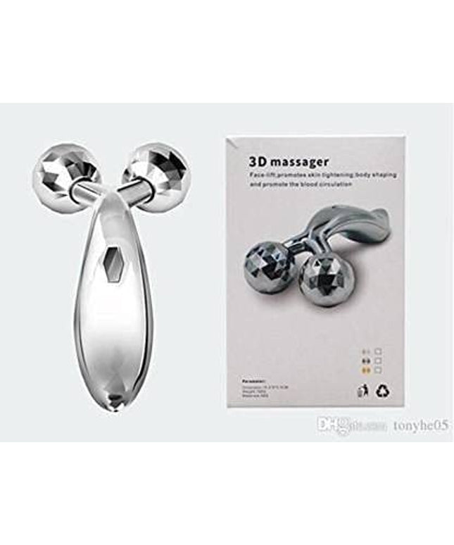 3D Massager, Stainless Steel, Back, Muscles, Silver