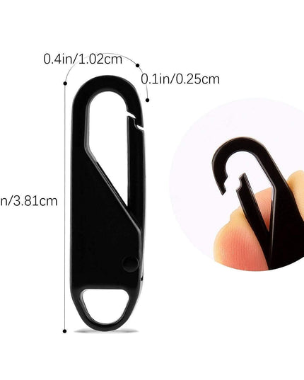 Zipper Pull Replacements, Detachable Zipper Pull (Pack of 10)