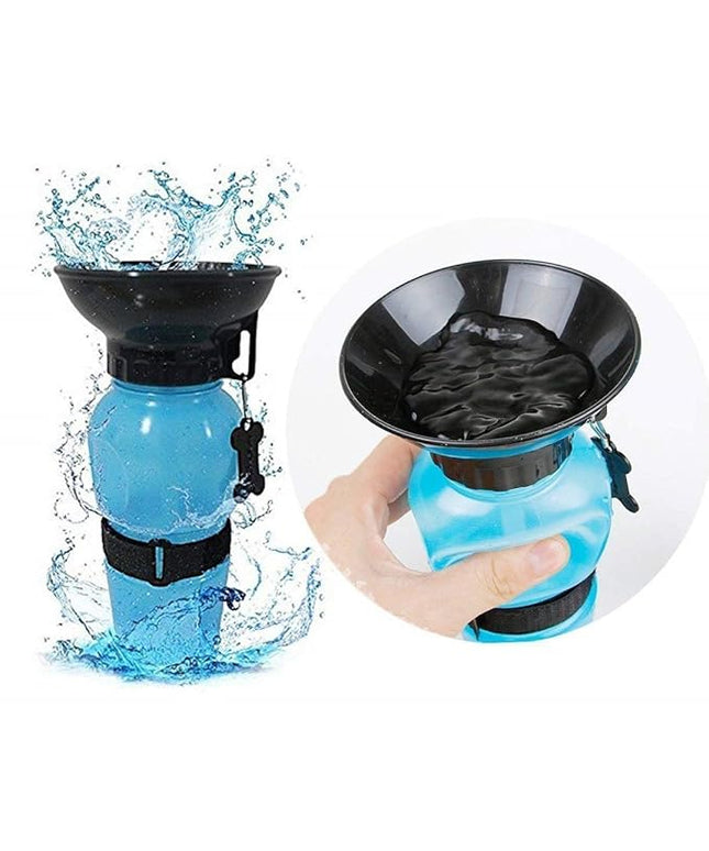 Pet Sipper Portable Aqua Fresh Water Pump Bowl Bottle Mug Cup for Pet