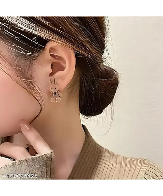 Stud Earrings Fashion Korean Earrings for Women Girls Cute Jewelry Gifts