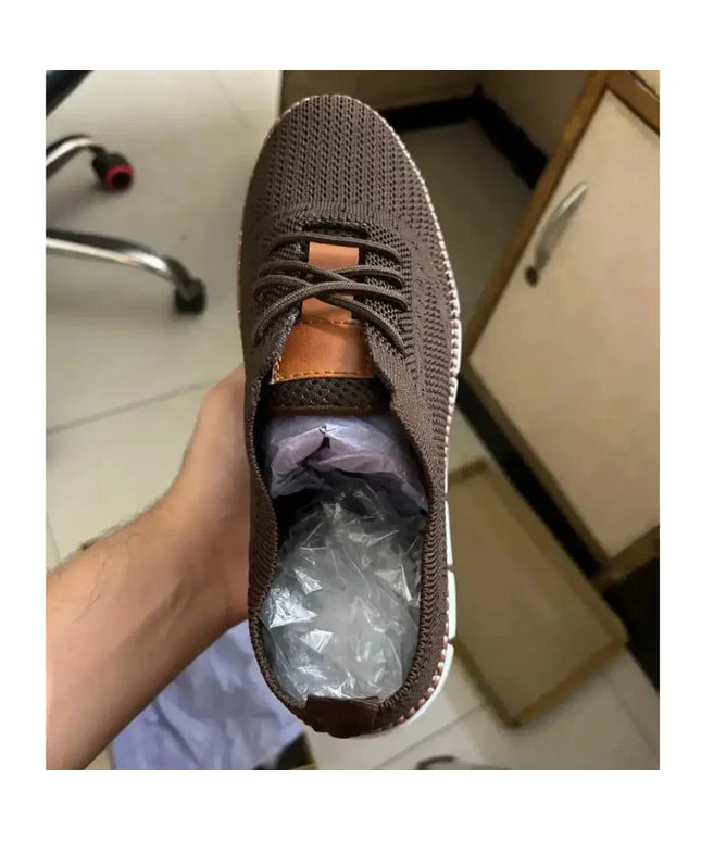 Brown Mesh Casual