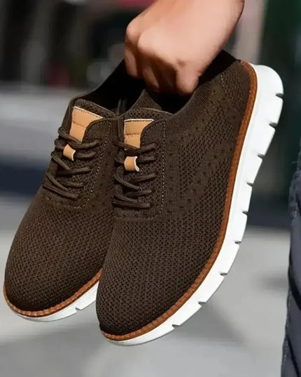Brown Mesh Casual