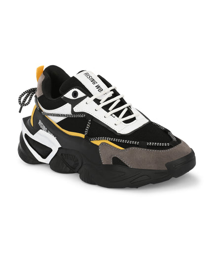 Black Flexible Leather Shoes