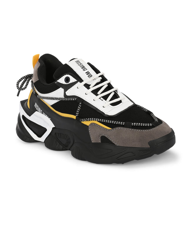 Black Flexible Leather Shoes