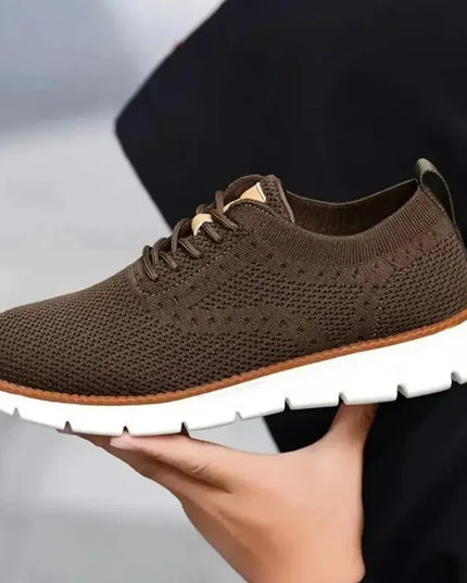 Brown Mesh Casual