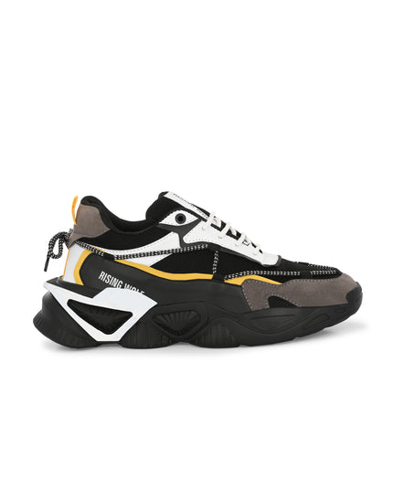 Black Flexible Leather Shoes