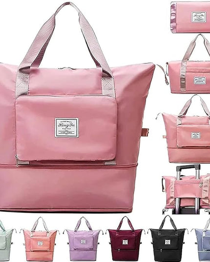 Expandable Folding Travel Bag for Women, Luggage Bag for Travel (Multicolor)