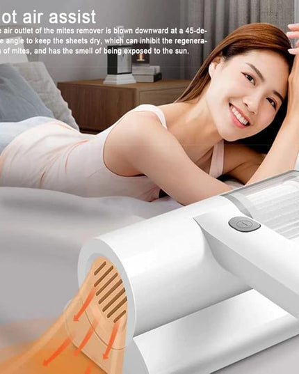 Portable Dust Suction Mites Remover Handheld Wireless Vacuum Cleaner Rechargeable Dust Remover Brush