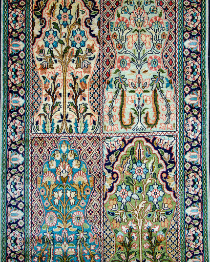Regular silk carpet, size: 2 feet 6 inches by 4 feet